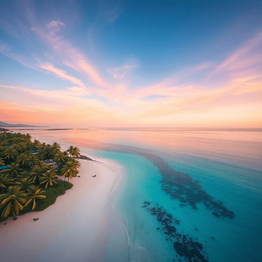 Tropical paradise beach